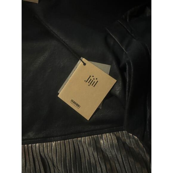 Jijil metallic blouse Dark blue silver size 8 - Picture 9 of 10